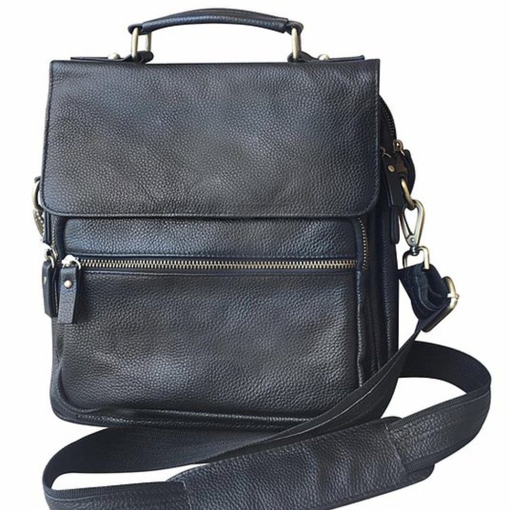 Classic Leather Concealment Satchel